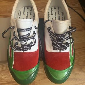 Palm Angels Size 11 (EUR 44) Green Designer Sneakers